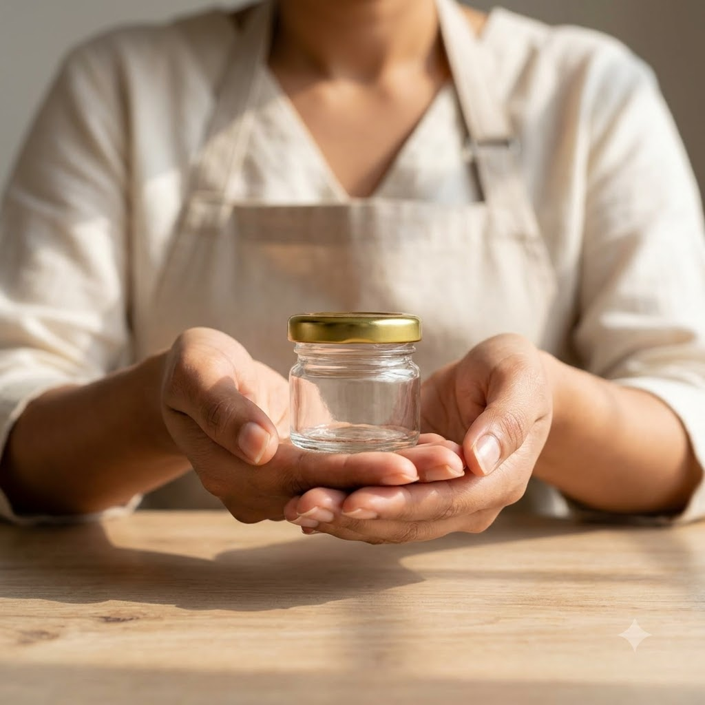 30ml Round Glass Jar
