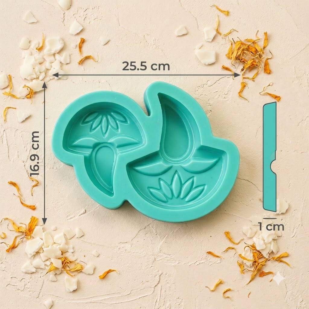 Twin Diya Mould