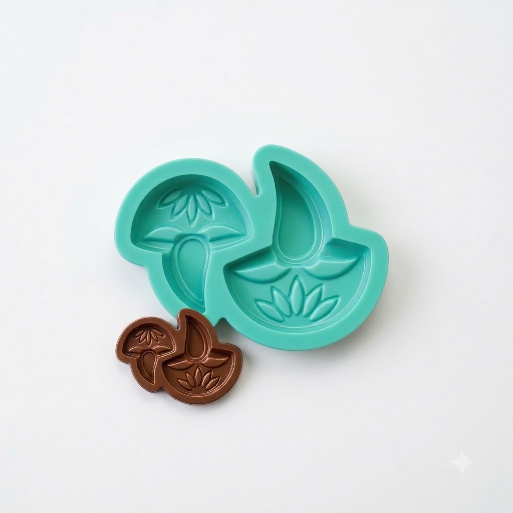 Twin Diya Mould