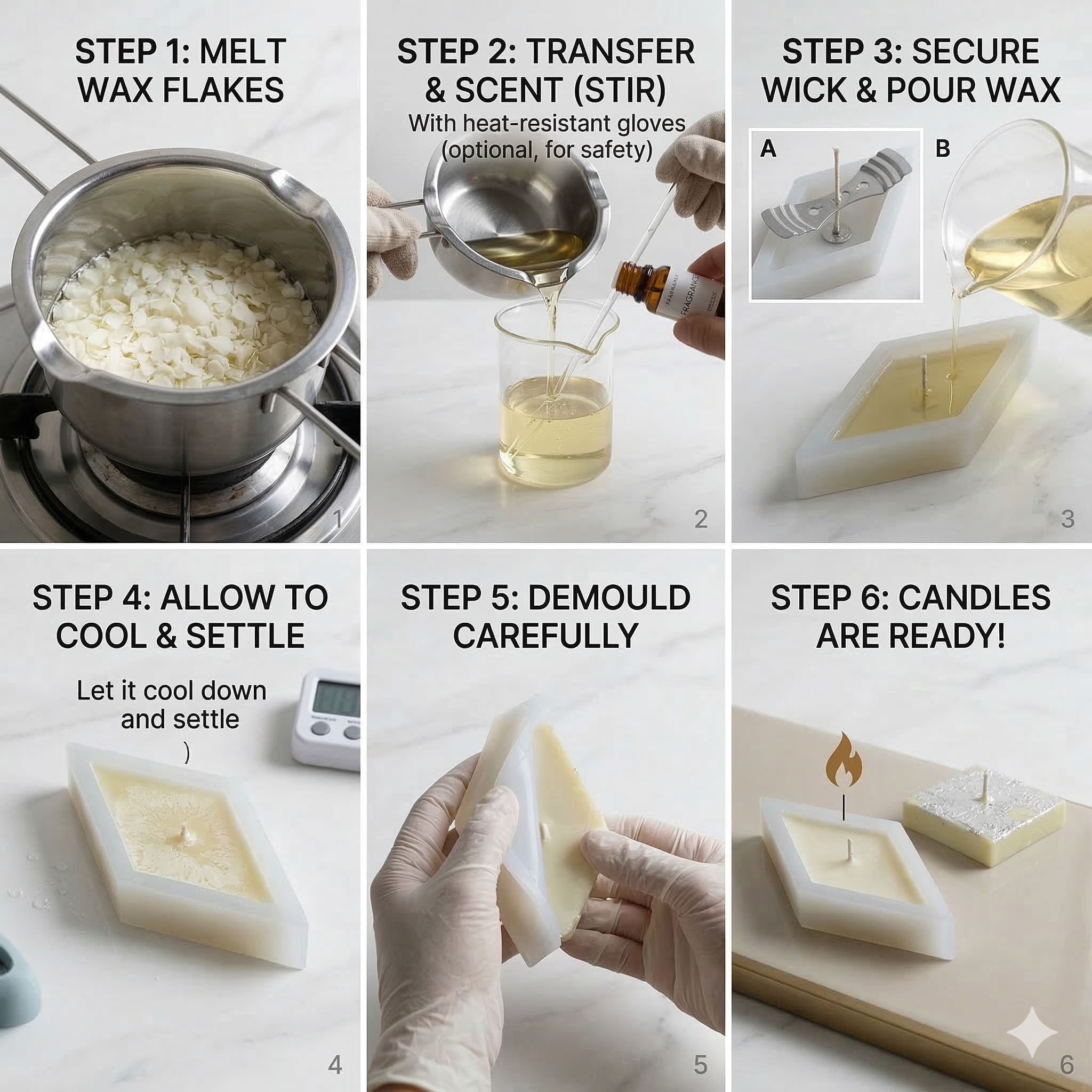 Kaju Katli Mould- Single Cavity – Close-Up | Melt & Mold