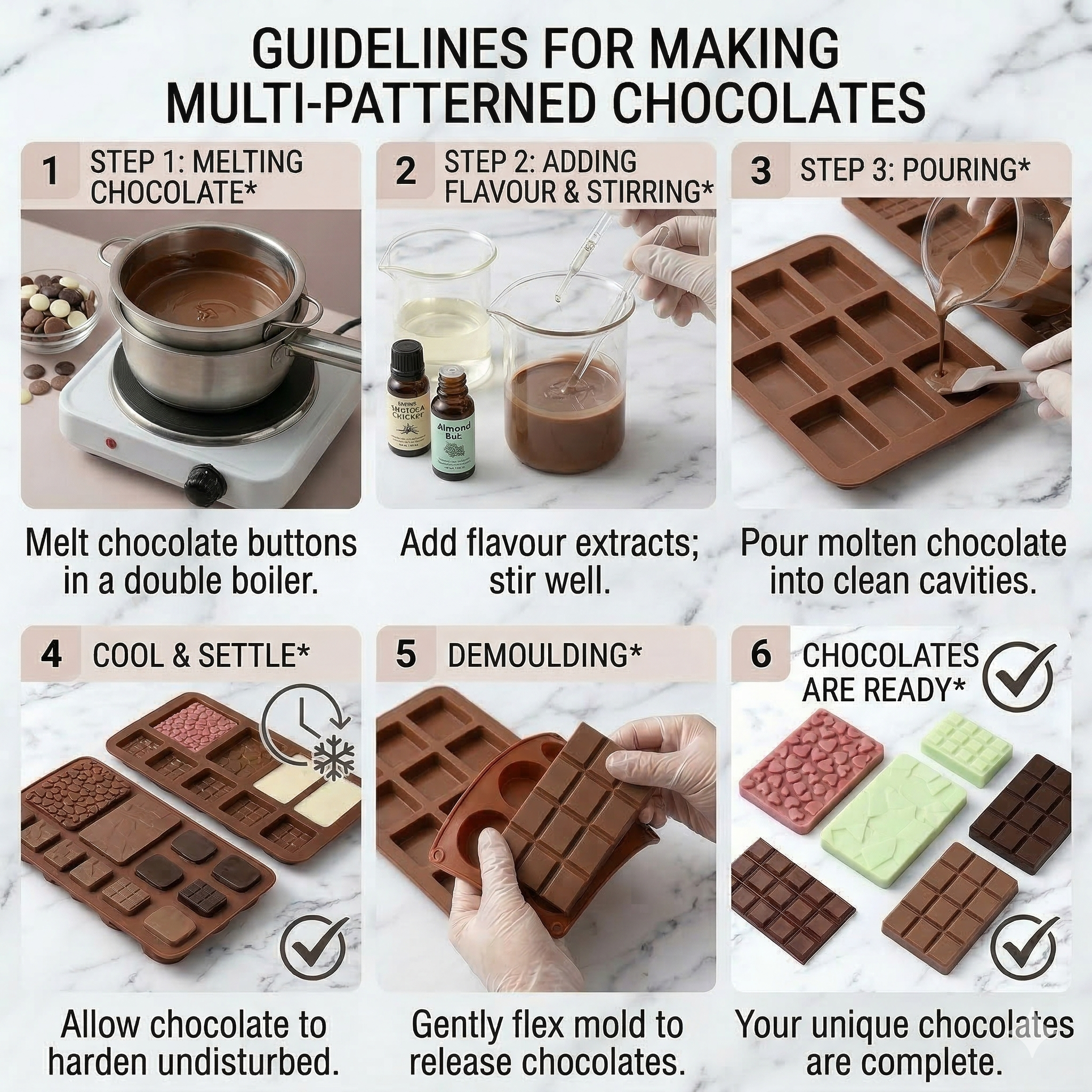 Chocolate Silicone Mould – Lifestyle | Melt & Mold