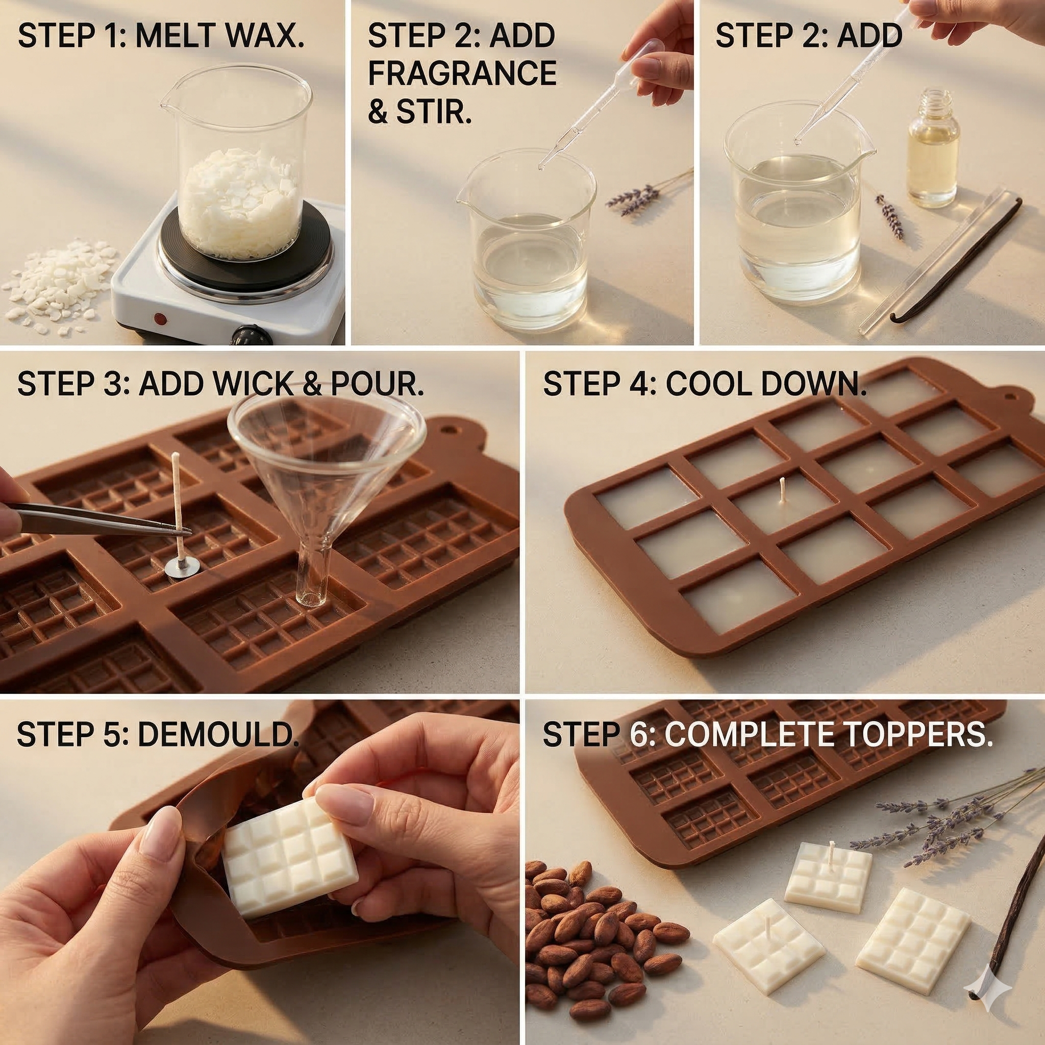 Mini Chocolate Cavity Mould – Lifestyle | Melt & Mold