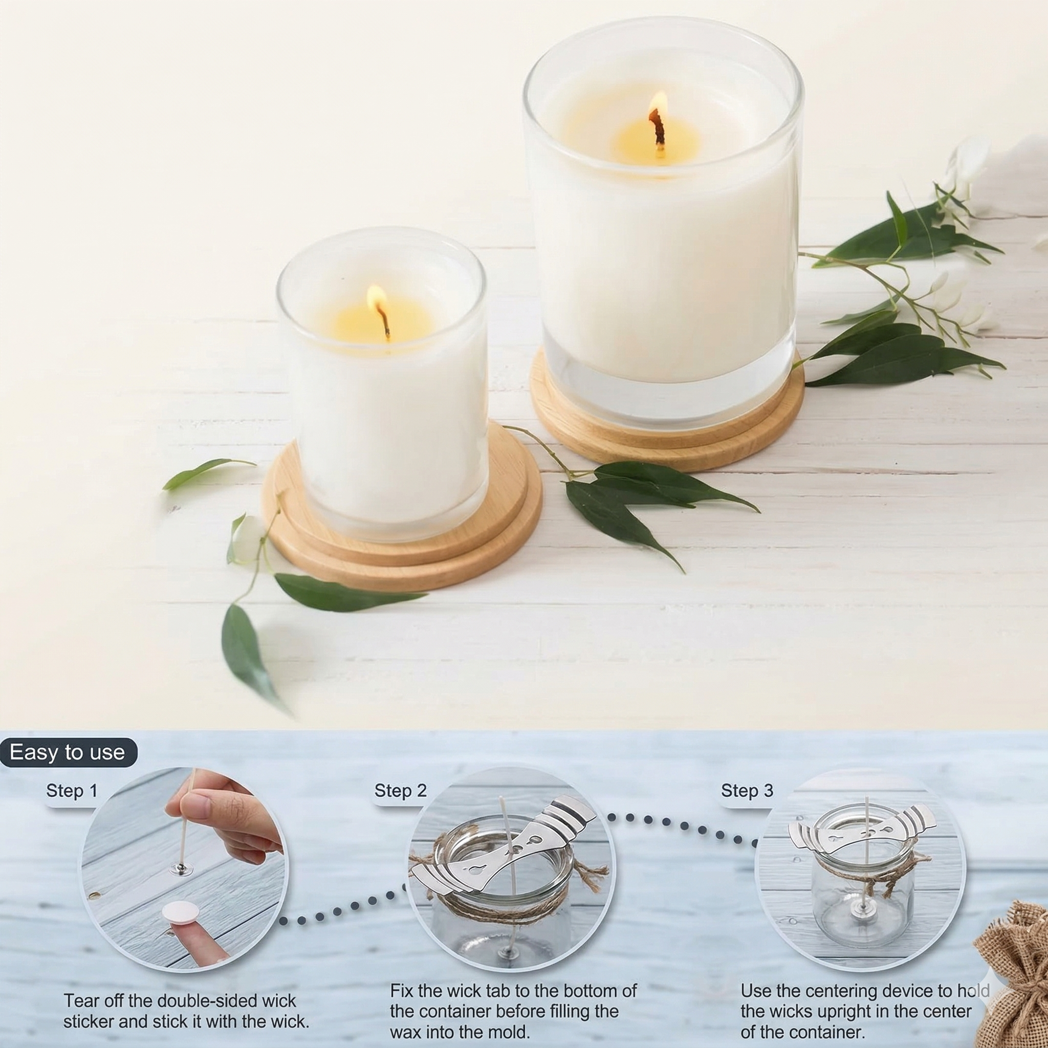 Candle Wick - 4 inch – Lifestyle | Melt & Mold