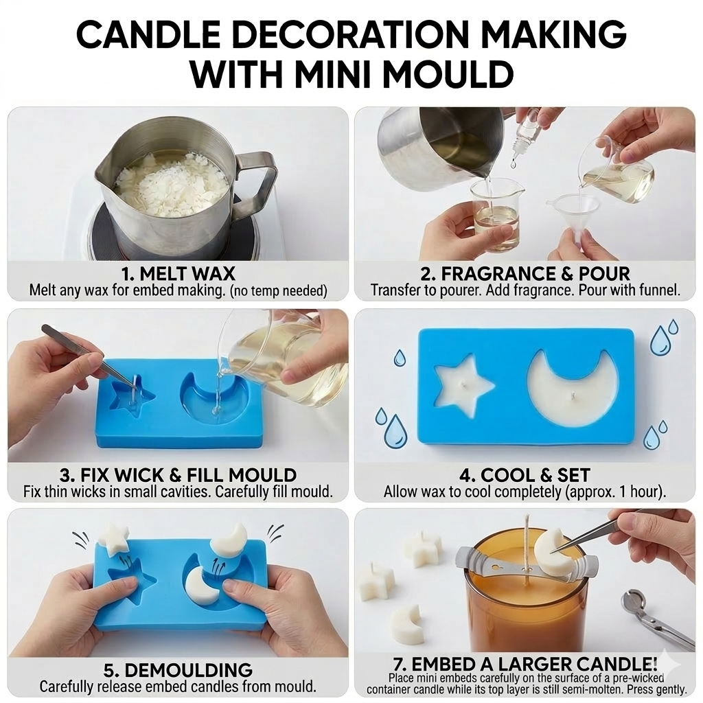 Sun & Moon Mini Mould – Lifestyle | Melt & Mold