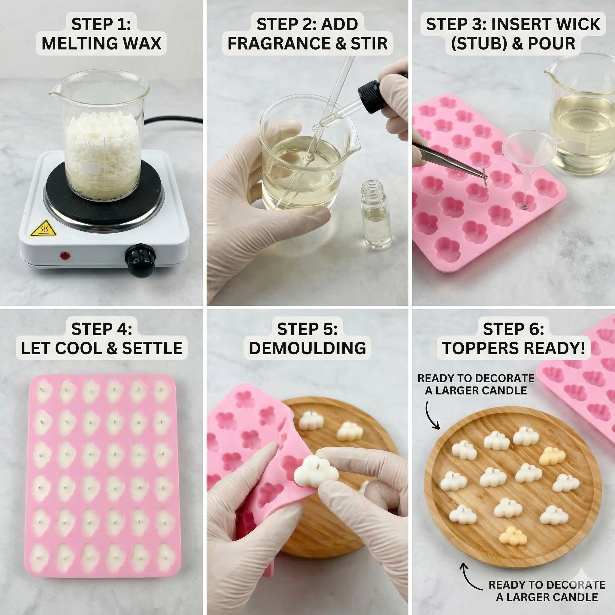 Multicavity Cloud Mould – Lifestyle | Melt & Mold
