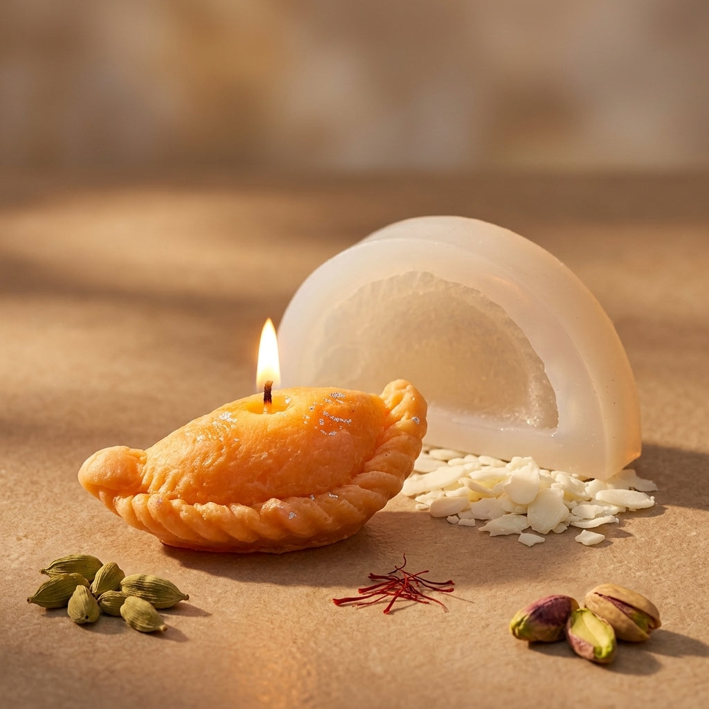 Gujiya Candle Mould