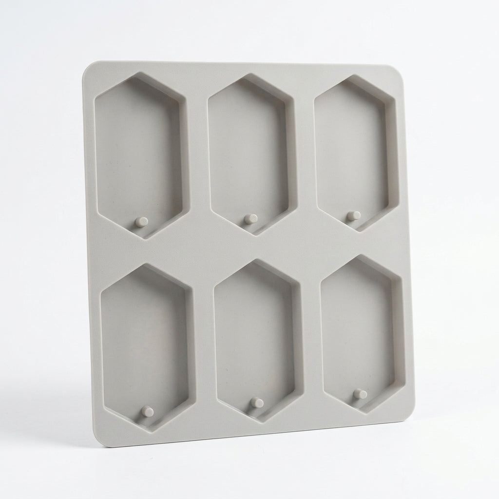 6 Cavity Hexagon Wax Sachet Mould