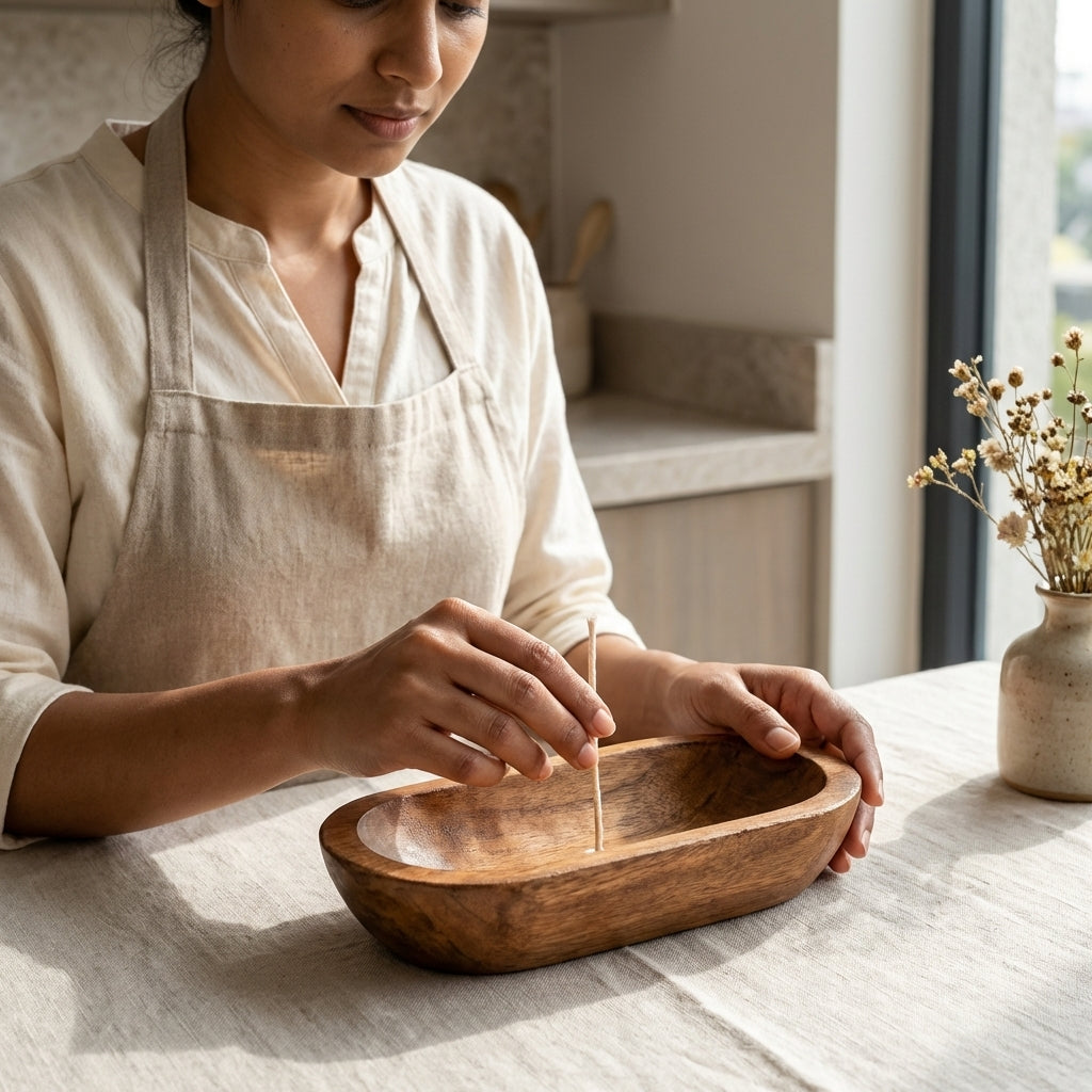 Wooden Dough Jar – Close-Up | Melt & Mold
