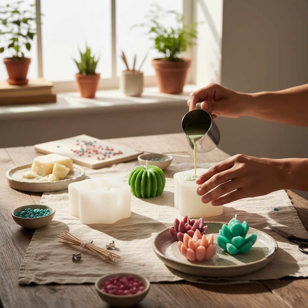 Succulent Moulds- Set Of 10 – Close-Up | Melt & Mold