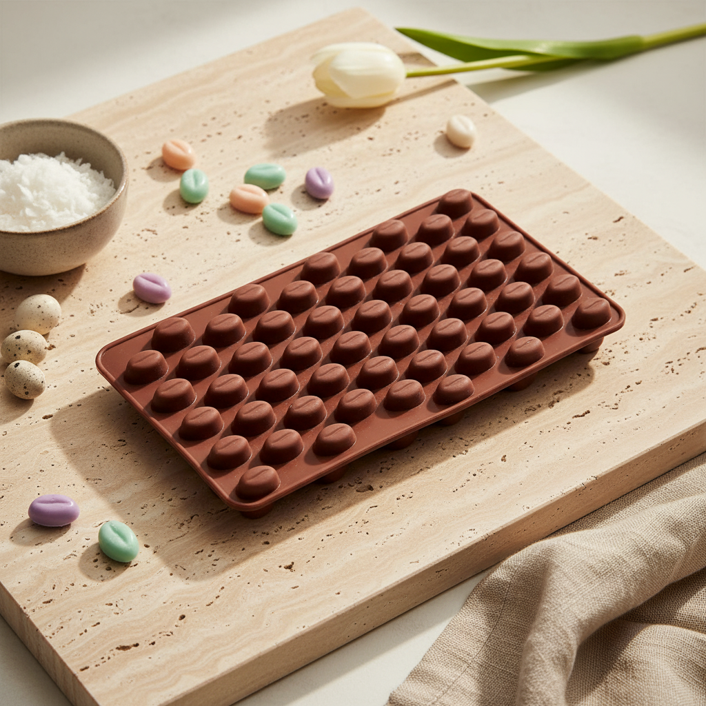 Coffee Bean Silicone Mould – Product View | Melt & Mold