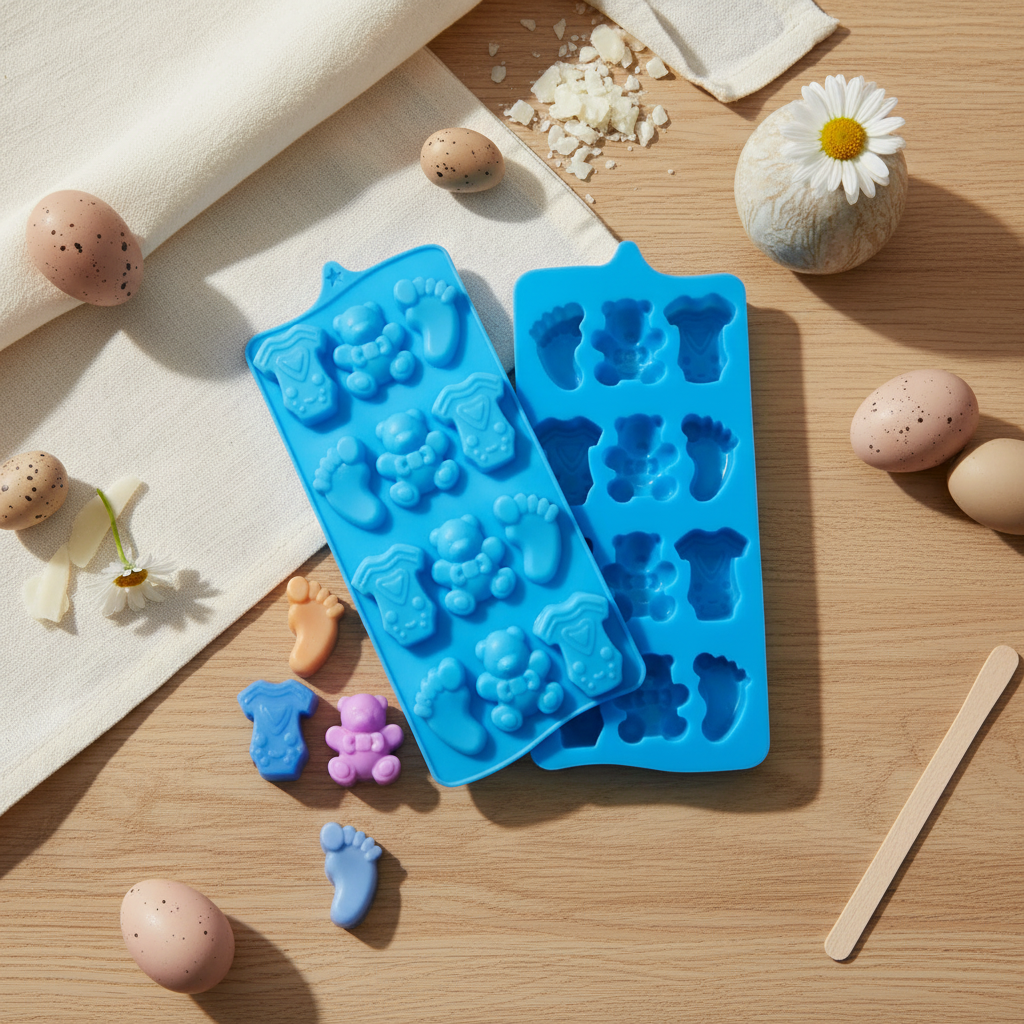 Baby Shower Mould – Detail View | Melt & Mold