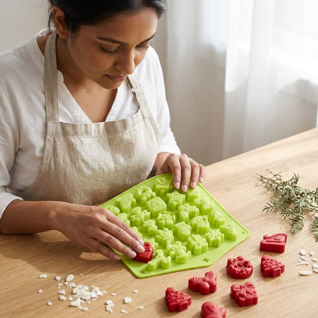 Multicavity Christmas Mould – Product View | Melt & Mold