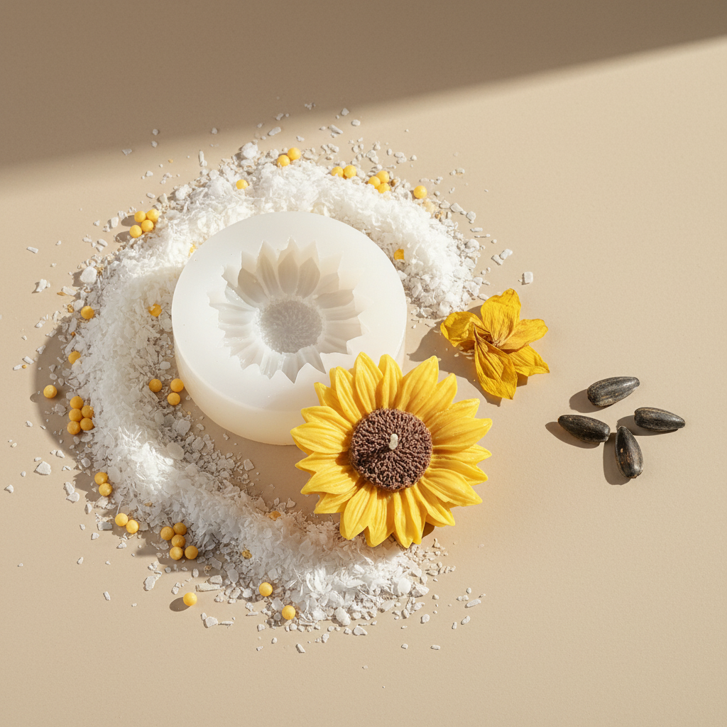 Sunflower Silicone Mould | Melt & Mold