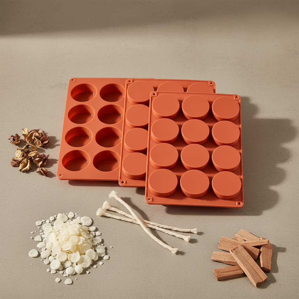 Round Silicone Mould – Product View | Melt & Mold