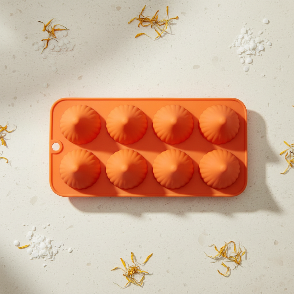 Modak Candle Mould – Close-Up | Melt & Mold