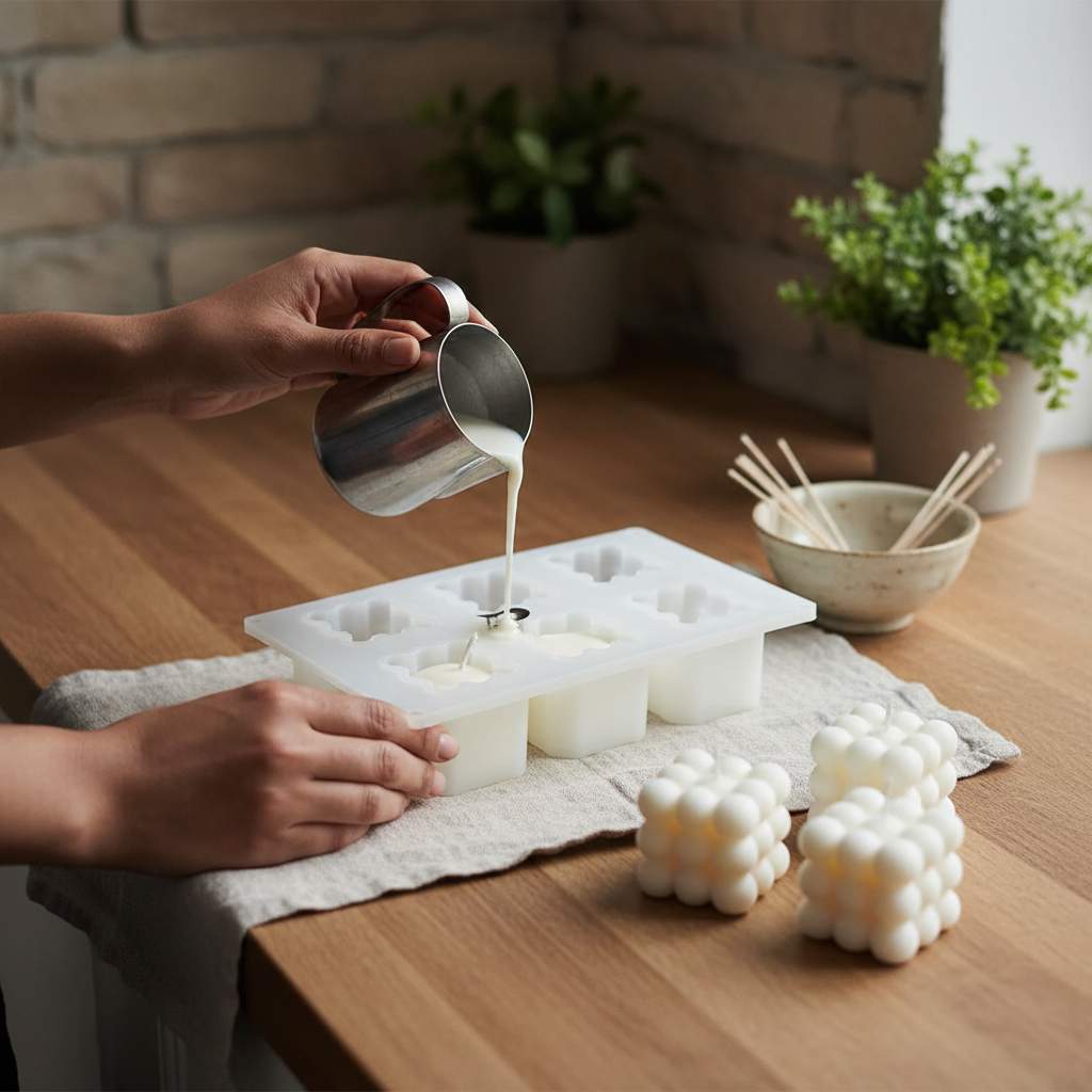 Bubble Candle Silicone Mould | Melt & Mold