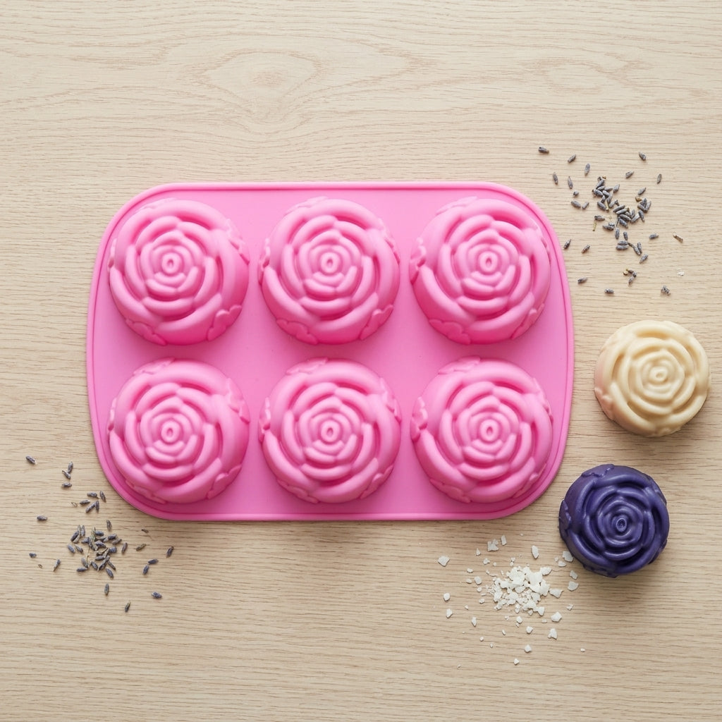 Rose Bar Soap Mold | Melt & Mold