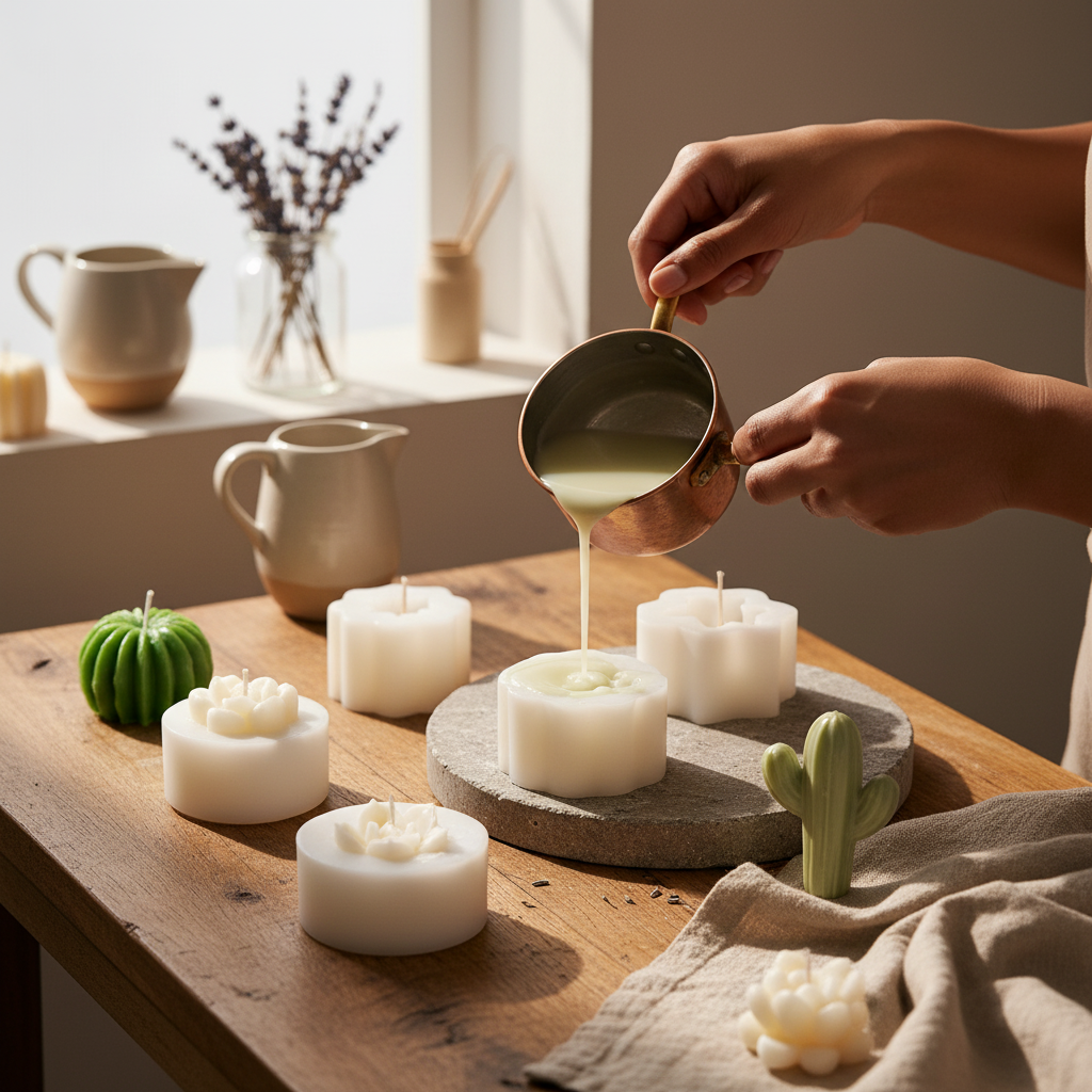 Succulent Moulds- Set Of 10 | Melt & Mold