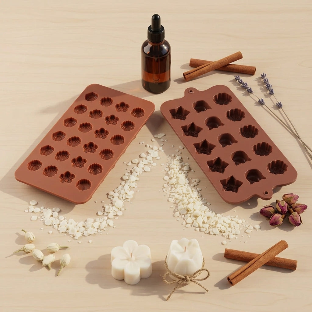 Flower Moulds Combo – Product View | Melt & Mold