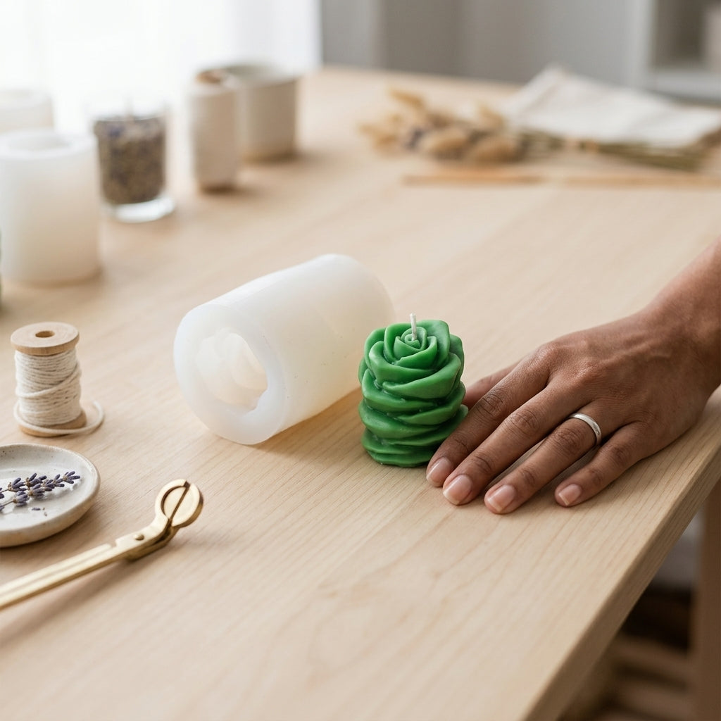 Succulent Mould 5 – Product View | Melt & Mold