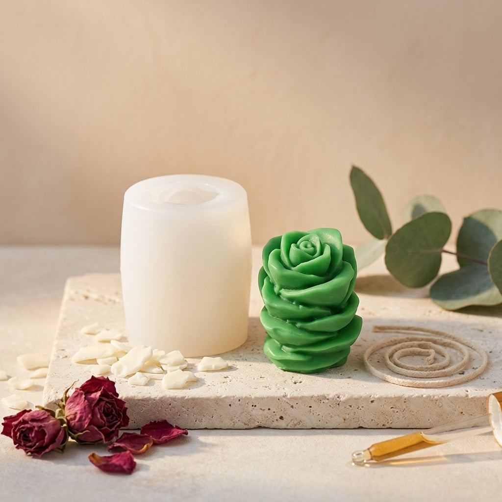 Succulent Mould 5 – Detail View | Melt & Mold