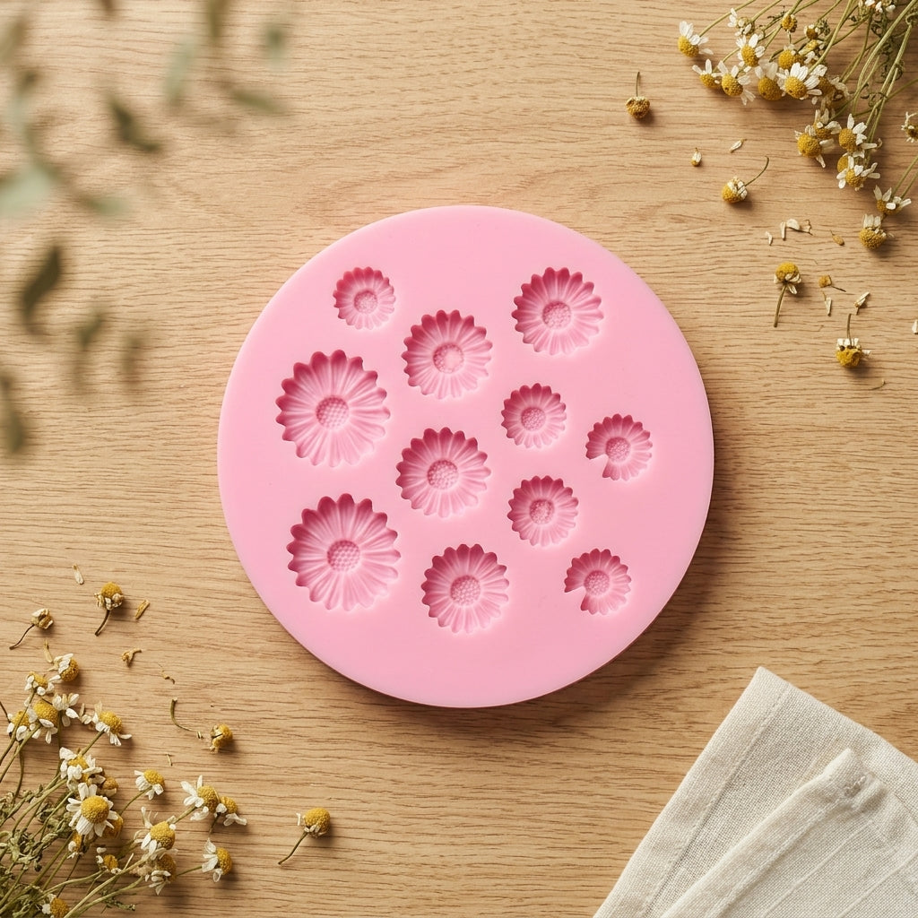 Multicavity Mini Daisy Mould – top view