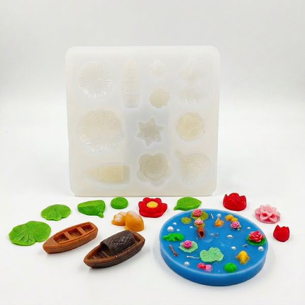 Lotus Pond Mould 1 – front view