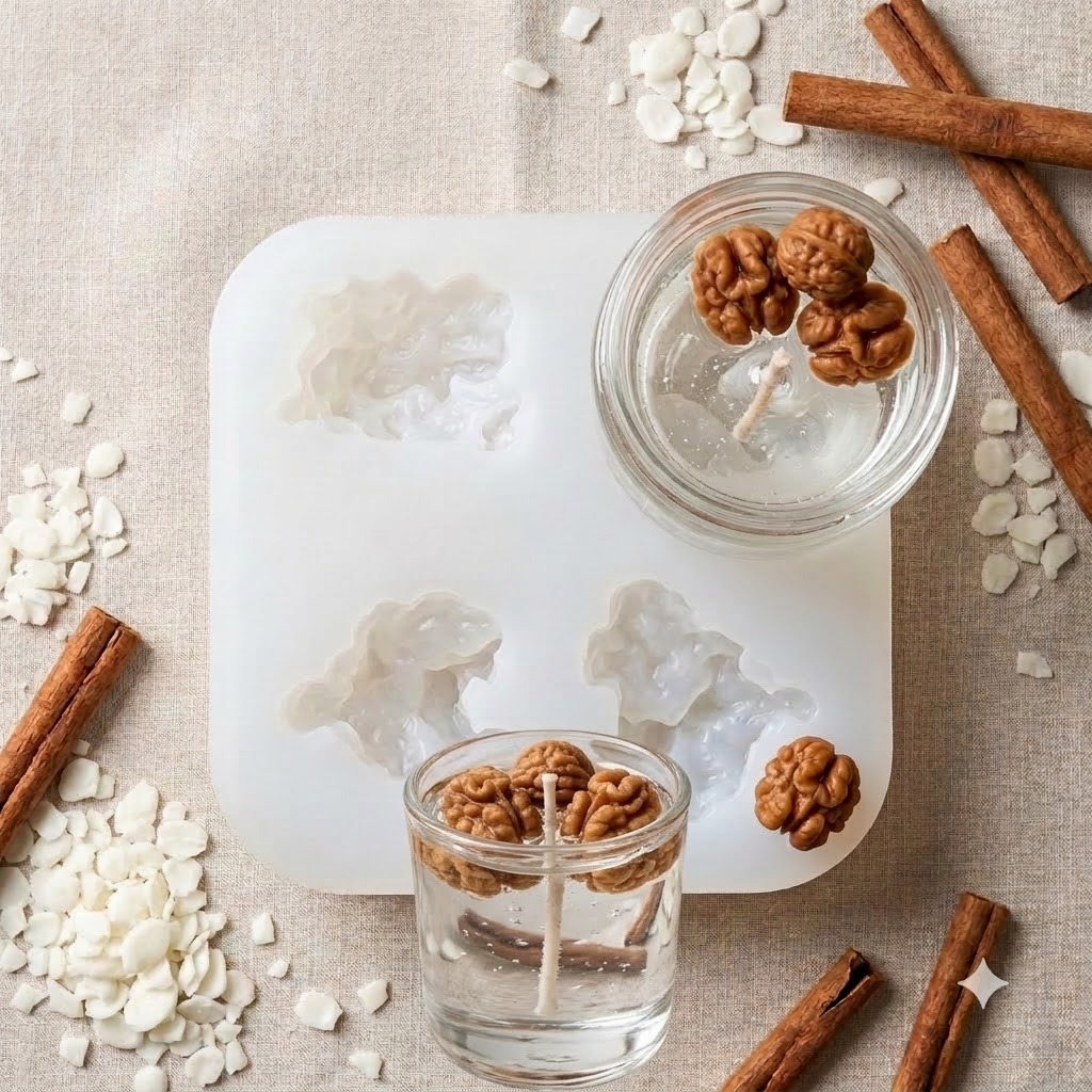 4 Cavity Walnut Mould