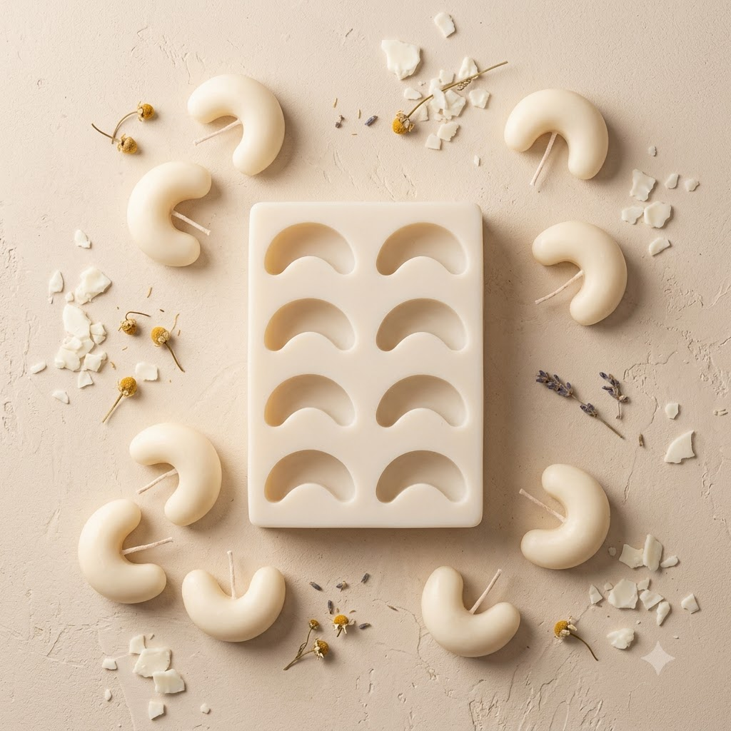 8 Cavity Cashew Mould