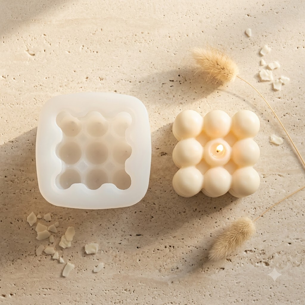 Bubble Candle Mould- Single Cavity