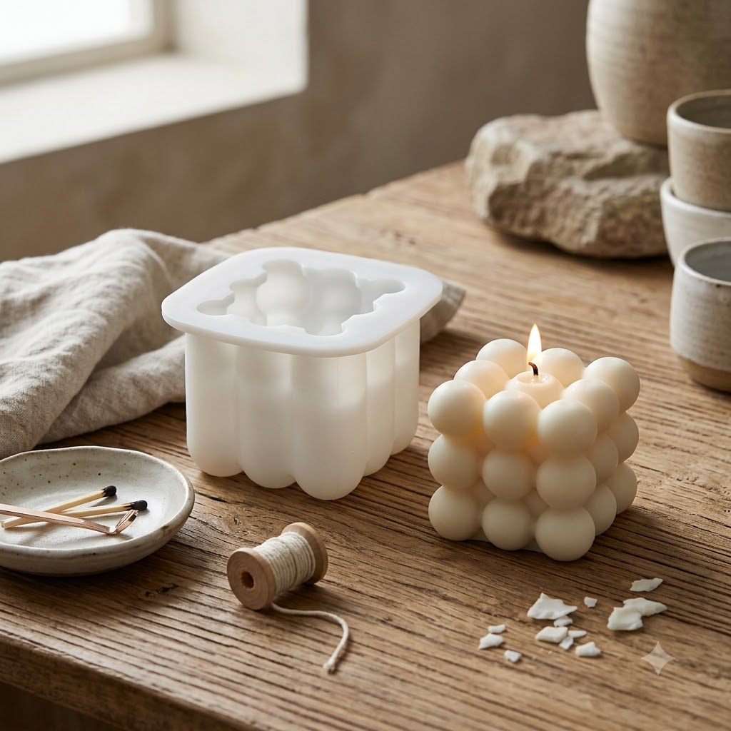 Bubble Candle Mould- Single Cavity