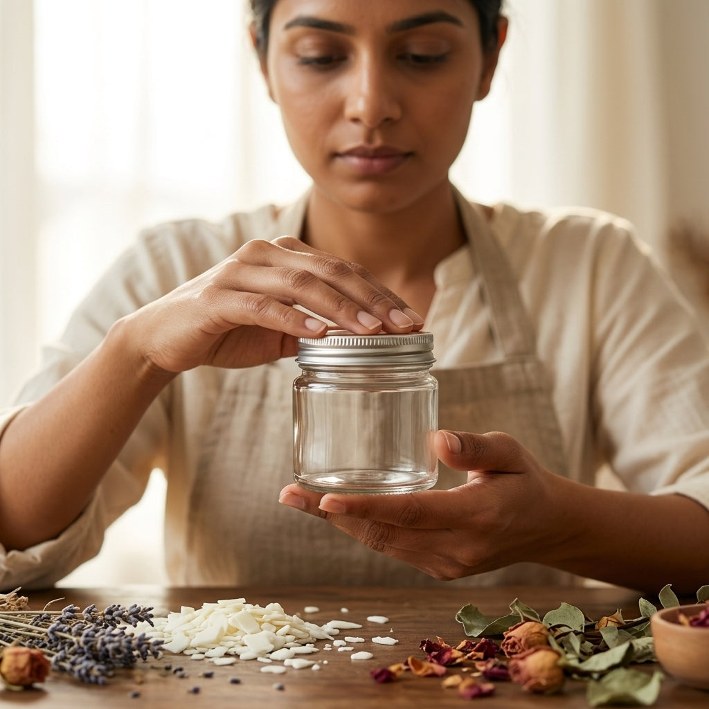Screw Lid Glass Jar