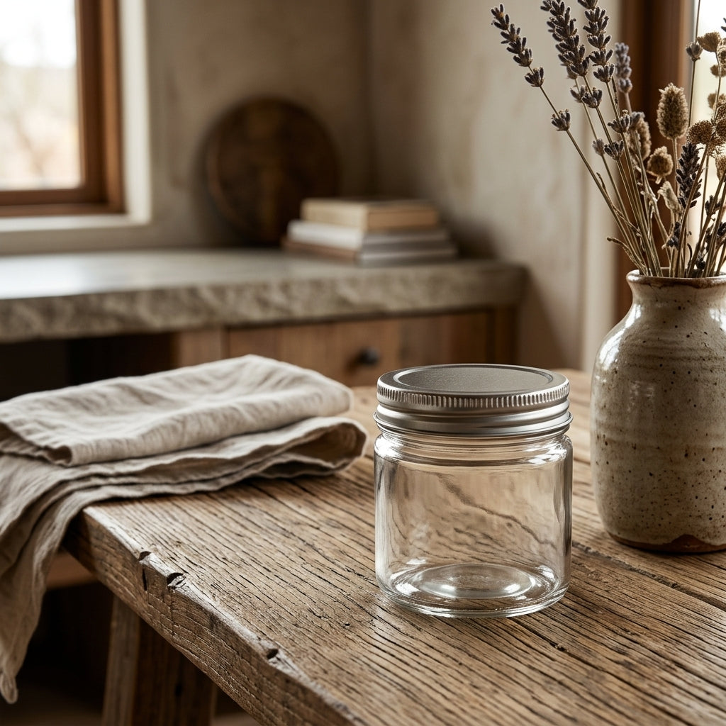 Screw Lid Glass Jar