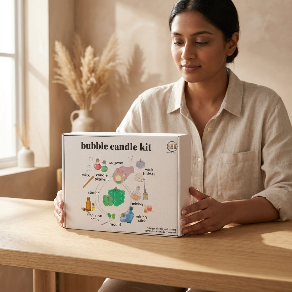 Bubble Candle DIY Kit – front view