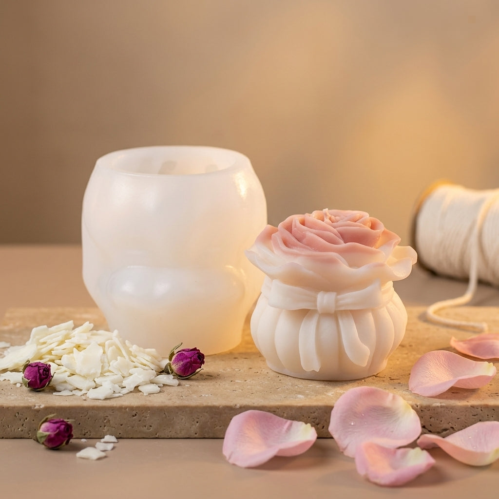 Rose Bouquet Mould – top view