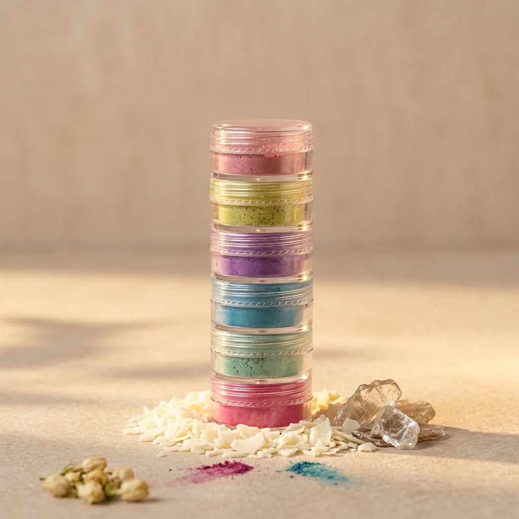 Mica Powder Color - 6 in 1 – side view