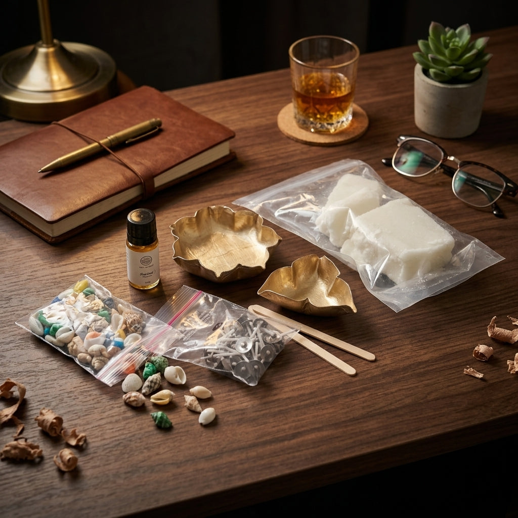 Urli Bowl Candle DIY Kit – detail view