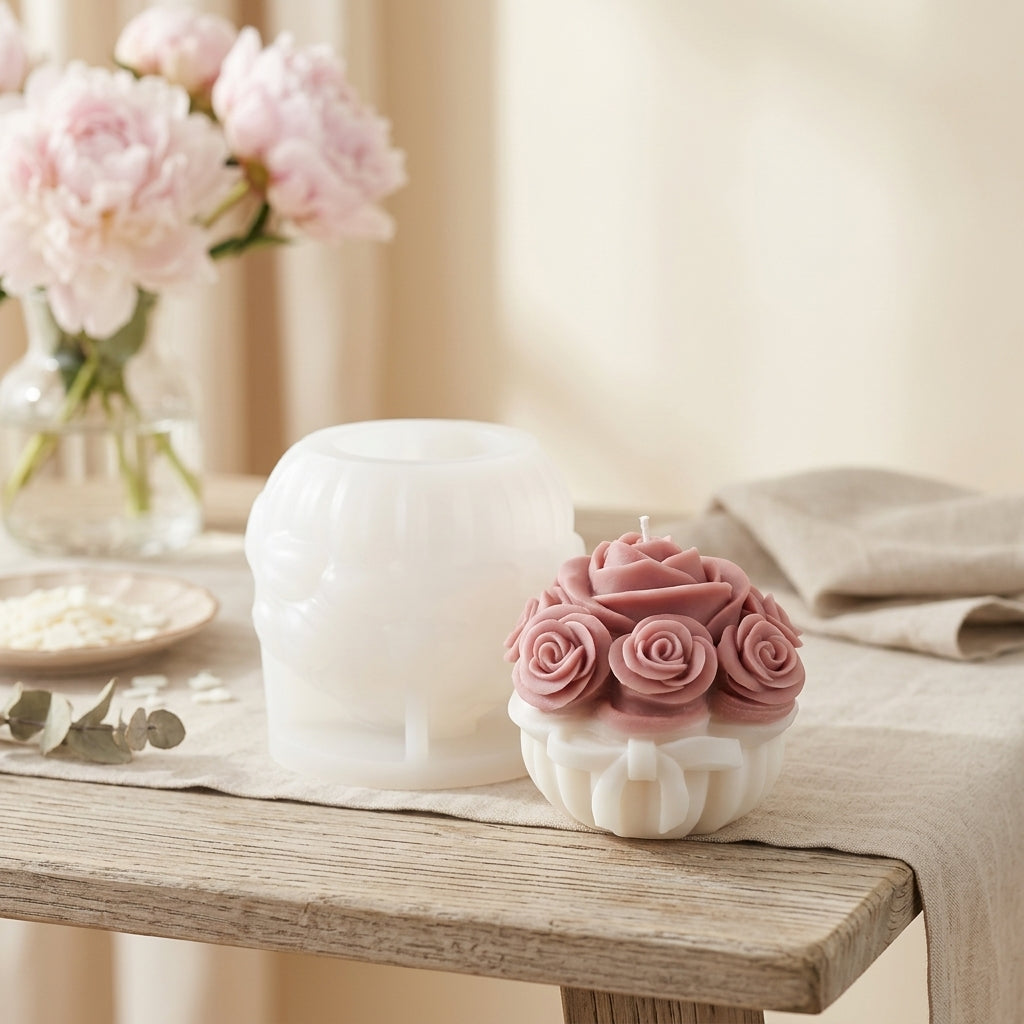 Roses Bow Mould – side view