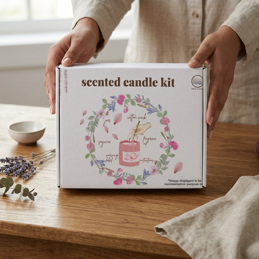 Scented Candle DIY Kit – front view