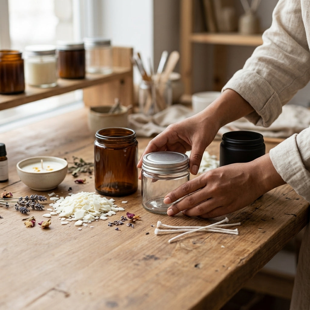 Screw Lid Glass Jar