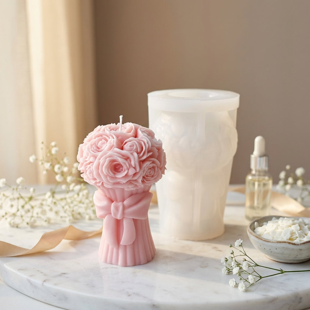 Flower Bouquet Mould – side view