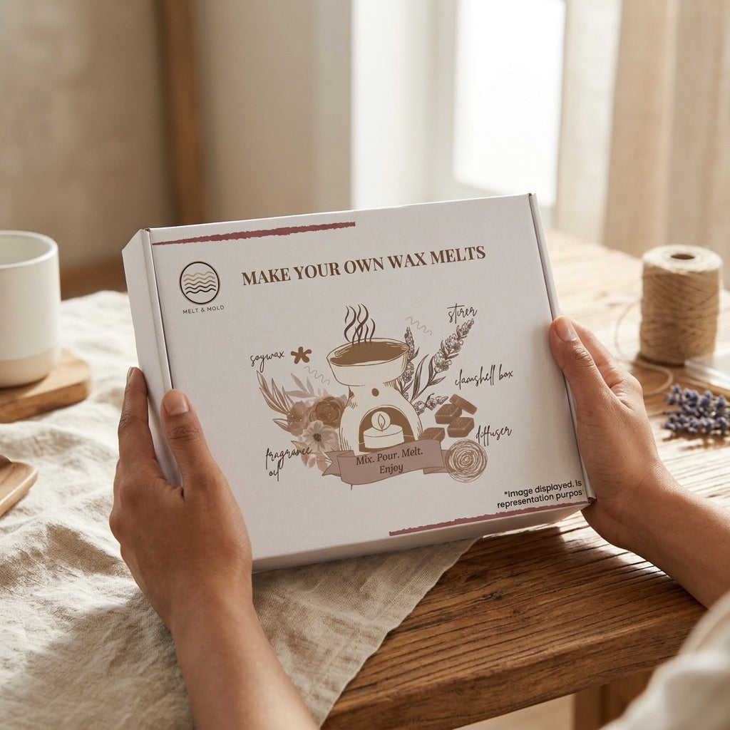 Make Your Own Wax Melts- DIY Kit – side view