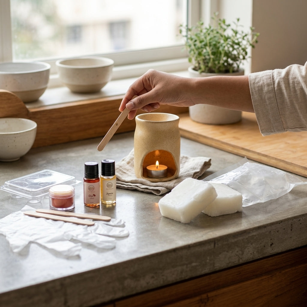 Make Your Own Wax Melts- DIY Kit – close-up view