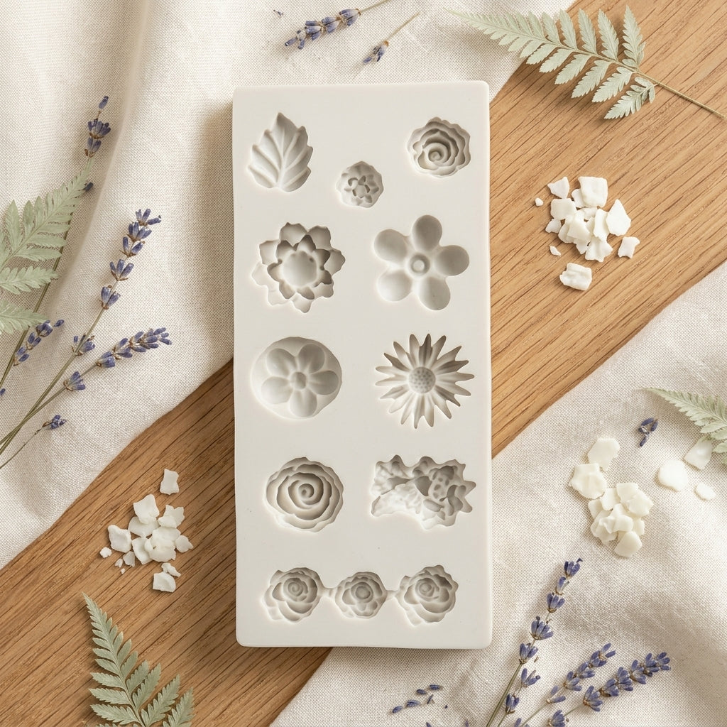 Flower Embedded Mould – front view
