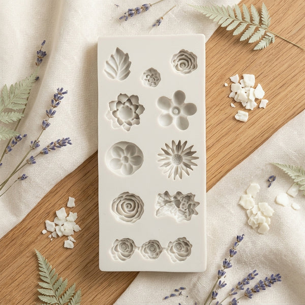Flower Embedded Mould – front view
