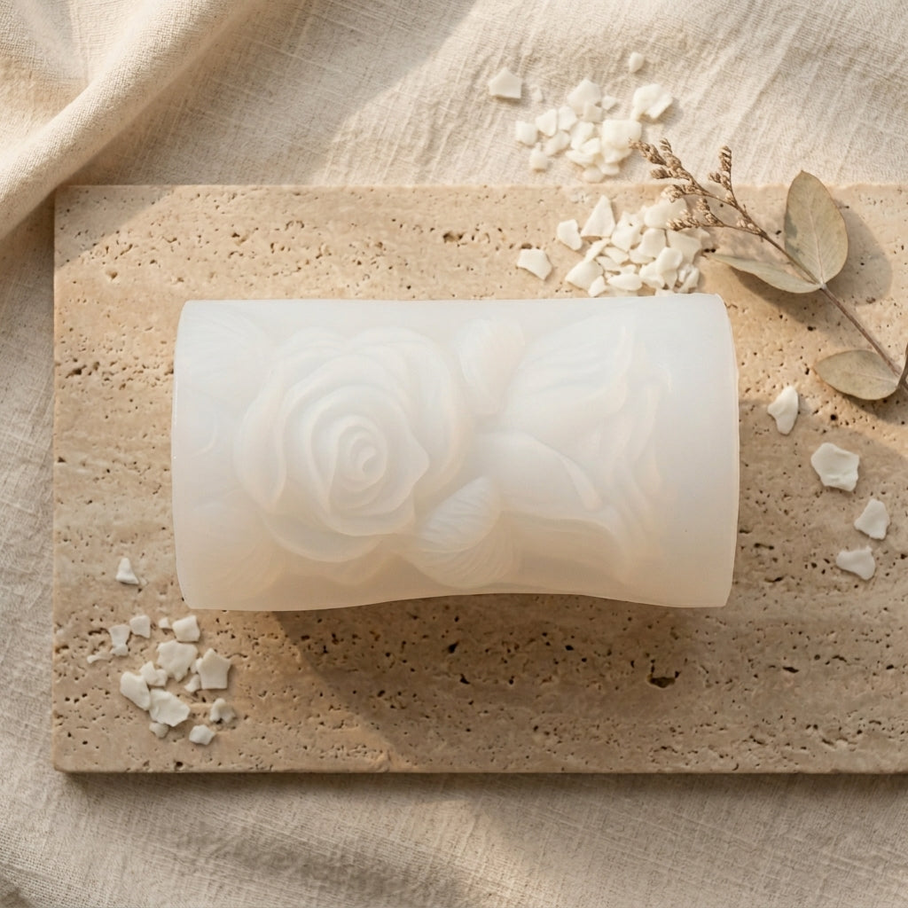 Rose Pillar Mould – angle view